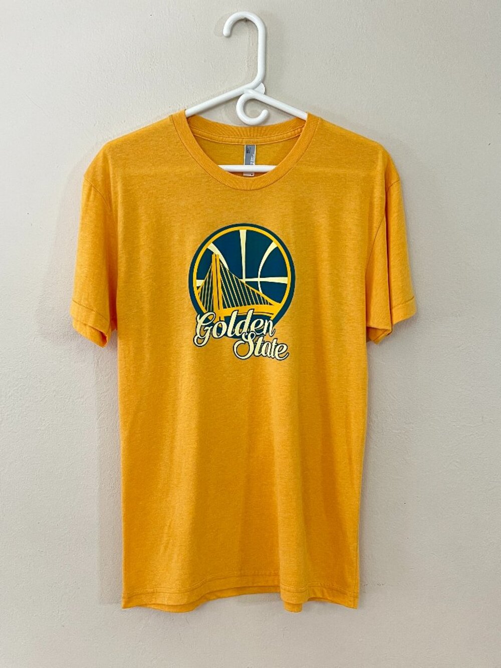 American Apparel Retro Women's Golden State Warriors Tee Made in the USA Size M